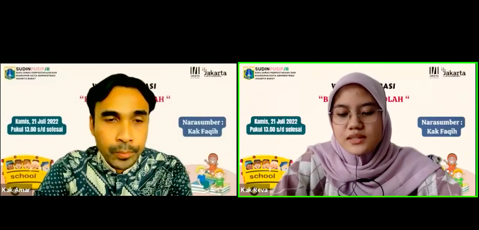 Wisata Literasi Virtual "Berani Kesekolah"